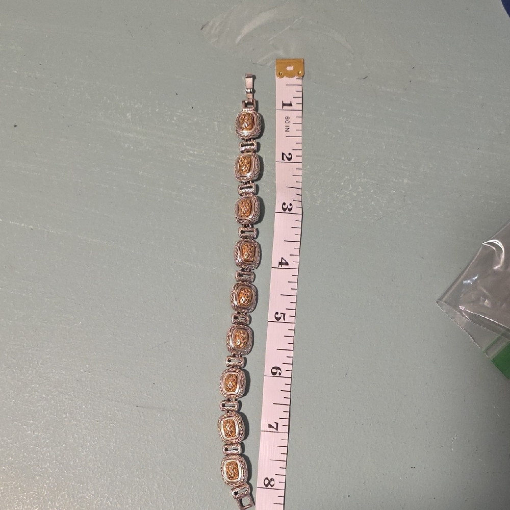 Premier Designs Silver and Gold Bracelet